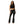 TRUE RELIGION PU PONTE JOEY MR FLARE BLACK