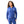 TRUE RELIGION FOIL HS ZIP HOODIE SODALITE BLUE