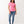 True Religion Horseshoe Stitch T-Shirt Hot Pink