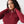 True Religion Sweater Ladies Zip Front Contrast Tibetan Red
