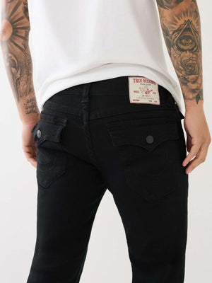 True Religion Jeans Rocco Flap Sn 32 Inseam Body Rinse Black