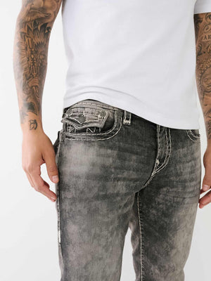 True Religion  Ricky Super T Flap 34In Greymouth Wash