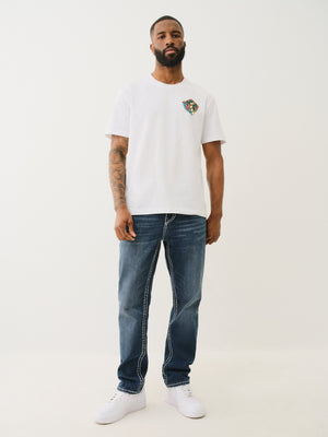 True Religion Rocco Super T Flap 32 In Dark Wash