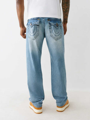 True Religion  Ricky Sn Flap 34In Medium Wash W/ Rips