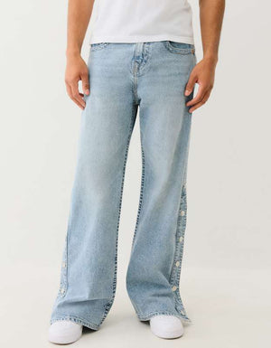 True Religion Vinny Tear Away Sn Flp 32In Whisper Medium Wash