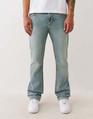 True Religion  Ricky Marled Super Qt Flp 34In Light Wash