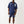 True Religion Oversized Ss Mesh Polo Medieval Blue