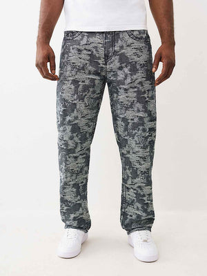 True Religion Jeans Jacquard Bobby Supert Flp 32In Midnight Rider Dark Wash
