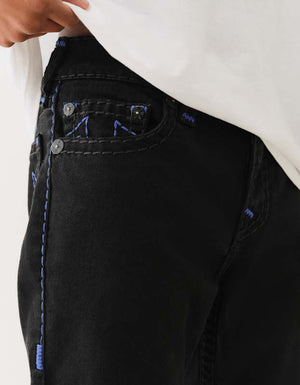 True Religion Rocco Super T Nf 32In 2Sb Black Rinse