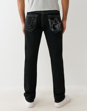 True Religion Ricky Bigt Nf Buddha Embr 34In 2Sb Black Rinse