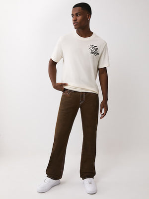 True Religion Ricky Big T Flap 34In Charlatans Brown Wash