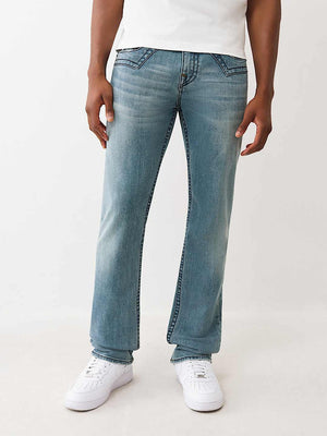 True Religion Ricky Sn Jimmy Jean Flap 34In Seagrass Medium Wash