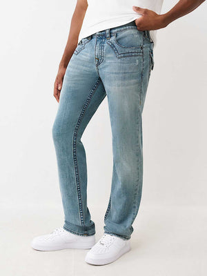 True Religion Ricky Sn Jimmy Jean Flap 34In Seagrass Medium Wash