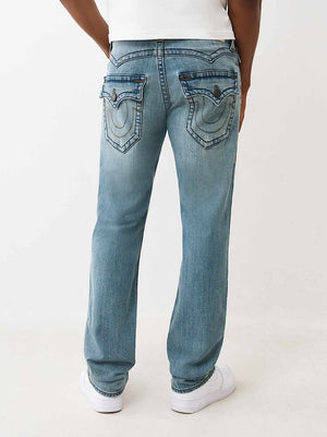 True Religion Ricky Sn Jimmy Jean Flap 34In Seagrass Medium Wash