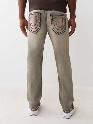 True Religion Jeans Rocco Super T No Flap 32 In Grey Wash