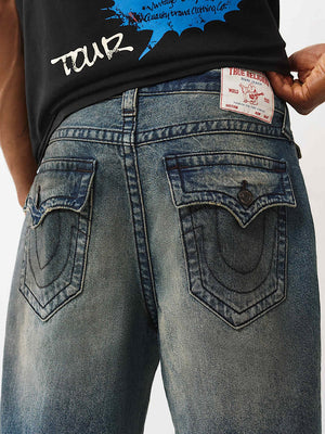 True Religion Vinny Sn Flap 34In Warm Sand Medium Wash