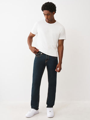 True Religion Jeans Rocco Super T Flap 32In Warm Hearth Rinse Wash