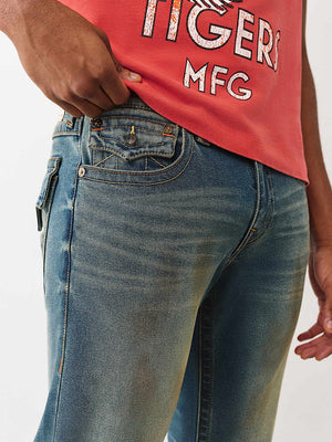 True Religion Ricky Sn Flap 34In Wild Oats Medium Wash