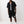 True Religion Shirt Checkered Camp Collar Jet Black