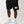 True Religion Shorts Checkered Quilt Jet Black