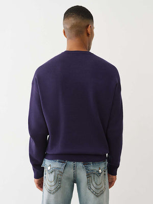 True Religion Sweater Ls Boxy Srs Eclipse