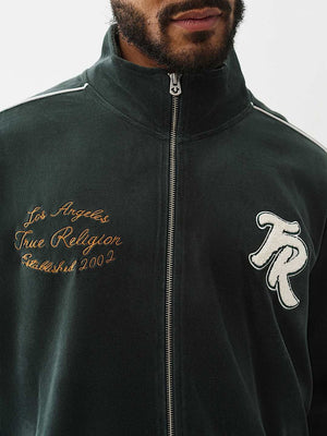 True Religion Jacket Velour Track Green Gables