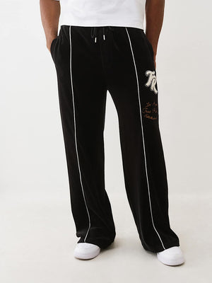 True Religion Track Pants Velour Hs Jet Black