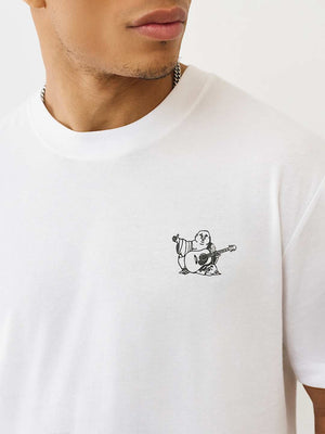 True Religion Ss World Tour Tee Optic White