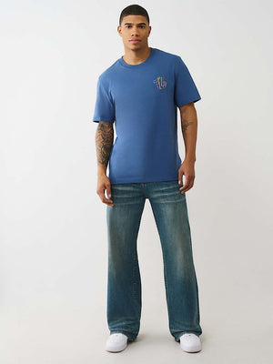 True Religion T-Shirt Ss Registered Hs Spec Vintage Navy