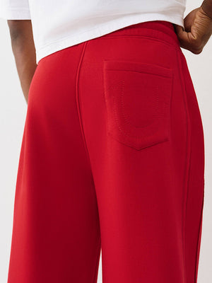 True Religion Sweatpants Rib Stitch Dept Baggy Trv Red