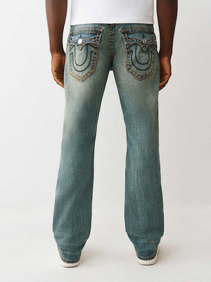 True Religion Ricky Super T Flap 34In Steel Drift Medium Wash