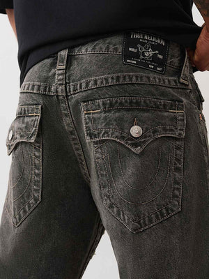 True Religion Ricky Sn Flap Applied Tr Compass Trail Black Wash