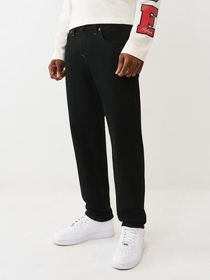 True Religion Jeans Geno Sn No Flap 32In Black Rinse