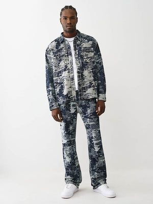 True Religion T-Shirt Jacquard Ls Wst Super Body Rinse