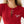 True Religion Crystal Retro T-Shirt Henley Red Dhalia