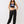 True Religion Rib Raw Hem Tank Jet Black