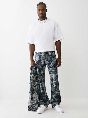 True Religion Jeans Jqd Stacked Billy Flap Super T Body Rinse