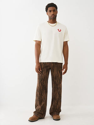 True Religion T-Shirt Ss Number One Srs Winter White
