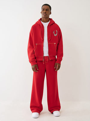 True Religion Sweatpants Hs Paint Big T Sweats Trv Red