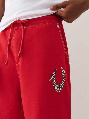 True Religion Sweatpants Hs Paint Big T Sweats Trv Red