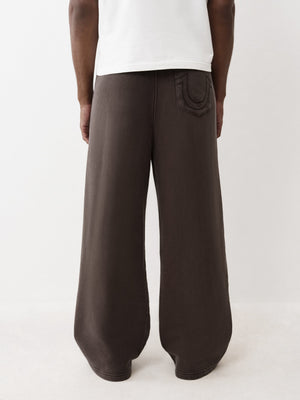True Religion Sweatpants Tiger Vintage Dark Brown