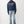 True Religion Hoodie Boxy Logo Dress Blue