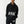 True Religion Relaxed Hoodie Stretch Arch Jet Black