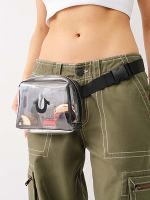 True Religion Horseshoe Bag Fanny Pack Clear