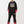True Religion Stacked Moto Track Pants Flame Jet Black
