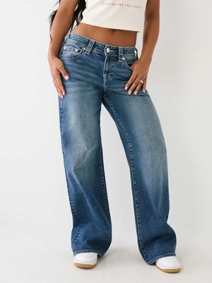 True Religion Jeans Bobbi Baggy Dark Wash