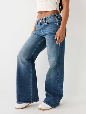 True Religion Jeans Bobbi Baggy Dark Wash