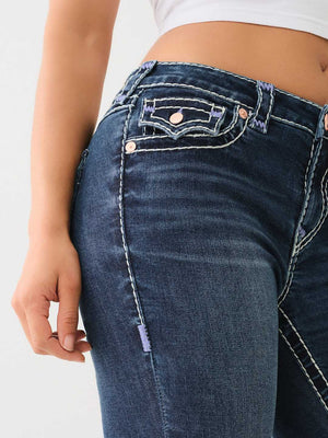True Religion Jeans Ladies Billie MR Straight Flap Sup T Delilah