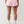 True Religion Big T Dolphin Hem Shorts Candy Pink