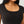 True Religion Lace Cap Scoop Neck Tee Jet Black